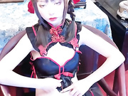 爆机少女喵小吉古典情趣《镜花水月》稚嫩小穴