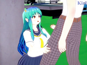 Lum and I have intense sex on the rooftop. - Urusei Yatsura (2022) Hentai