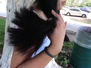 真正的青少年 - 丰满的卢纳米尔斯首次进行色情选角