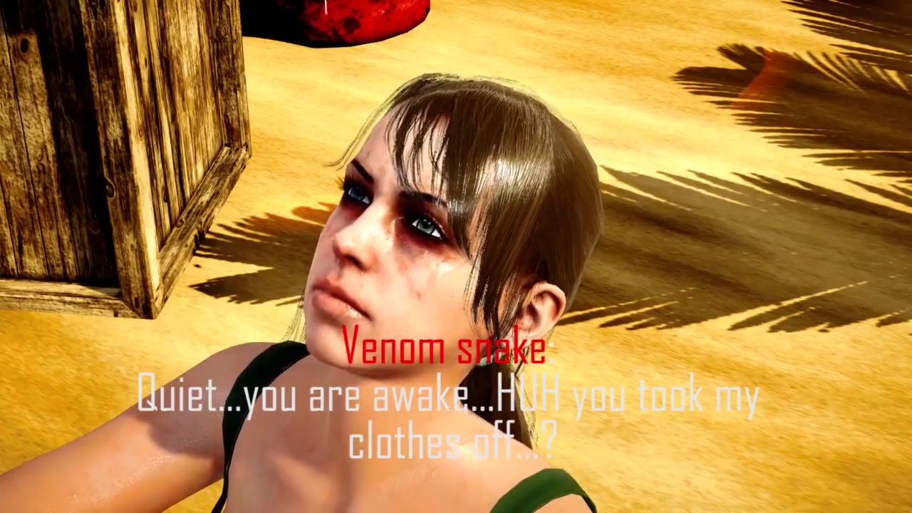 QUIET FUCKS WITH BIG BOSS AFTER YOU RESCUE HER IN DESERT