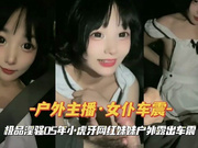 女仆装小虎牙网红妹妹户外车震