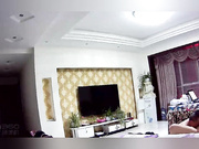 居家攝像頭黑客破解拍攝到的高挑少婦被矮冬瓜武大郎樣的男人客廳裏舔逼一頓爆操 720P高清