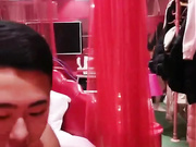 骨感氣質長發妹子穿著情趣制服裝星級酒店開房私會帥氣老鐵啪啪打炮 互相愛撫舌吻後入幹得浪叫連連 國語對白