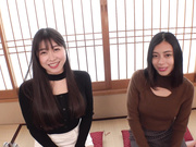 [765ORECS-241] 湘南の海で眩しく輝いているW水着ギャルにデカチン童貞君をプレゼント - 1of5