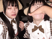 [MILK-232] 喉奥肉便器×2 冷酷無残イラマ輪〇の標的にされた仲良しメイド はるな＆れい - 4of5