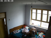 農村民宅網絡攝像頭黑客破解拍攝到的幹瘦小夥與豐滿少婦啪啪過性生活 幹的姿勢很猛貌似是偷情連衣褲都沒脫利索 1080P高清