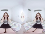 Young daughter Macy stuffs her hungry pussy