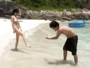 超棒情侣海边世纪大作战，长达一个小时各种剧情姿势让人欲所欲为