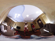 Virtual porn 360 Slutty babes give Santa the best present for Christmas