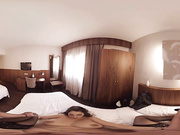 VR 360 degrees - Hot girl gets fucked hard in a hotel room