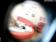 对白清晰酒店情趣大圆床偷拍大学生情侣激情妹子长得不错咋会看上这猥琐微胖哥