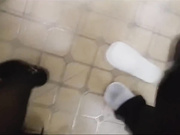 移动公司漂亮小白领下班后正和情人在洗手间开操时接到领导2次电话,后边用力猛操担心听出来说：在路上有点事一会回去！