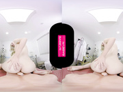 BaBeVR Blonde Doctor Lyra Law Takes Care Of Viagra Effect