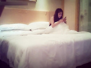 约操水灵漂亮的中葡混血大一新生女神 完美露脸