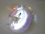 稀有情趣圆床偷拍保险业务员和客户经理开房偷情脱光光等不及