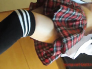 牛人冒充星探忽悠想一夜成名暴富的90后美女拍写真难得一见的白虎嫩逼