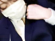 露臉縣立普通科③空手部美少女制服與小穴用精子玷污