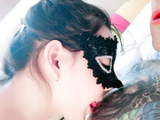 小恶魔来了大姨妈来了还在疯狂操逼都出血了