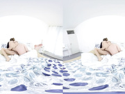 Superb dolls loving each other with passion in VR